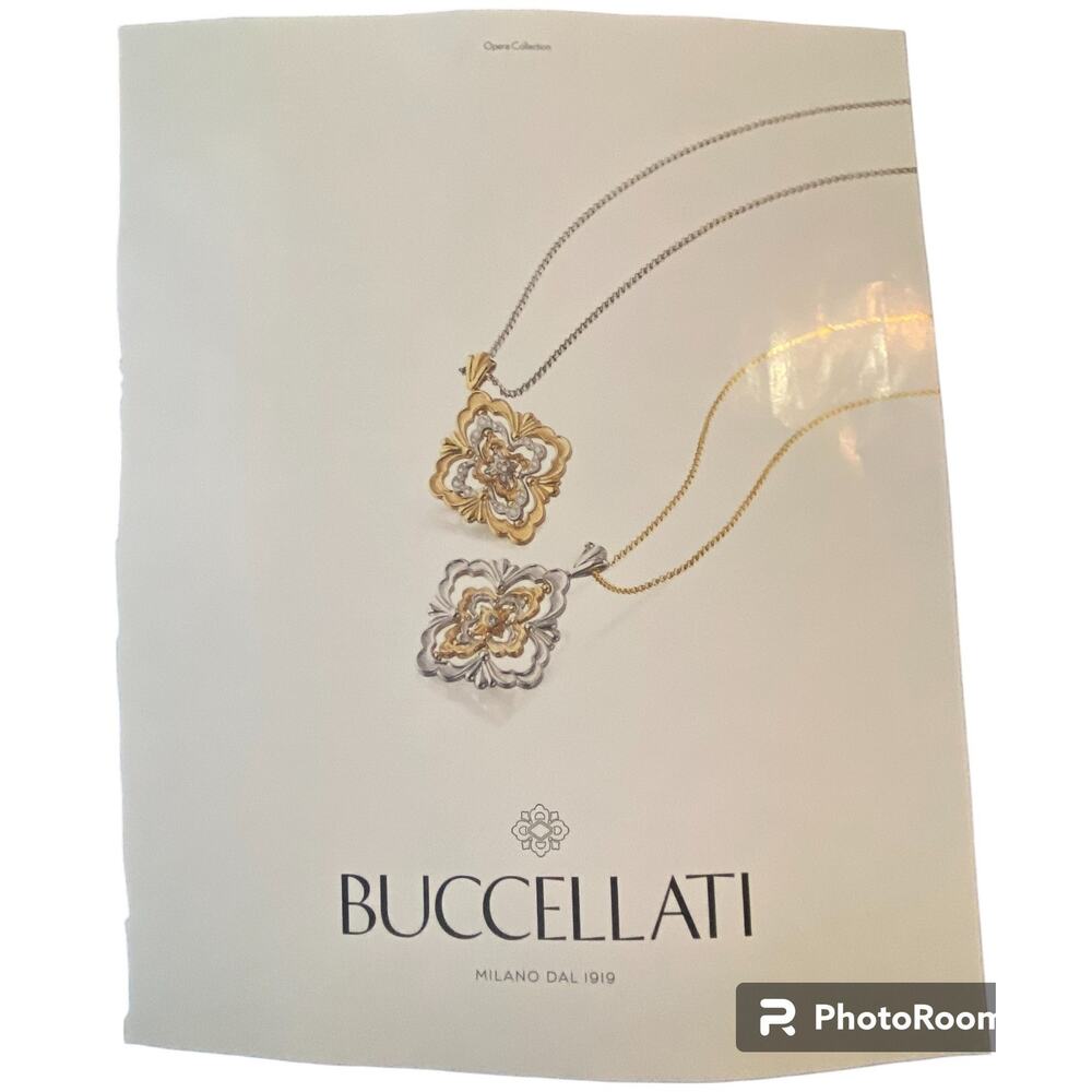 Buccellati Print Ad Campaign Spring 2024 8x10 Ready to Frame Original Magazine